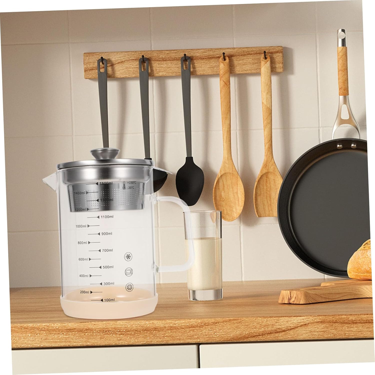 Strainer Cup Juicing Soy Milk Container Stainless Steel Filter Juice Filtering Pot