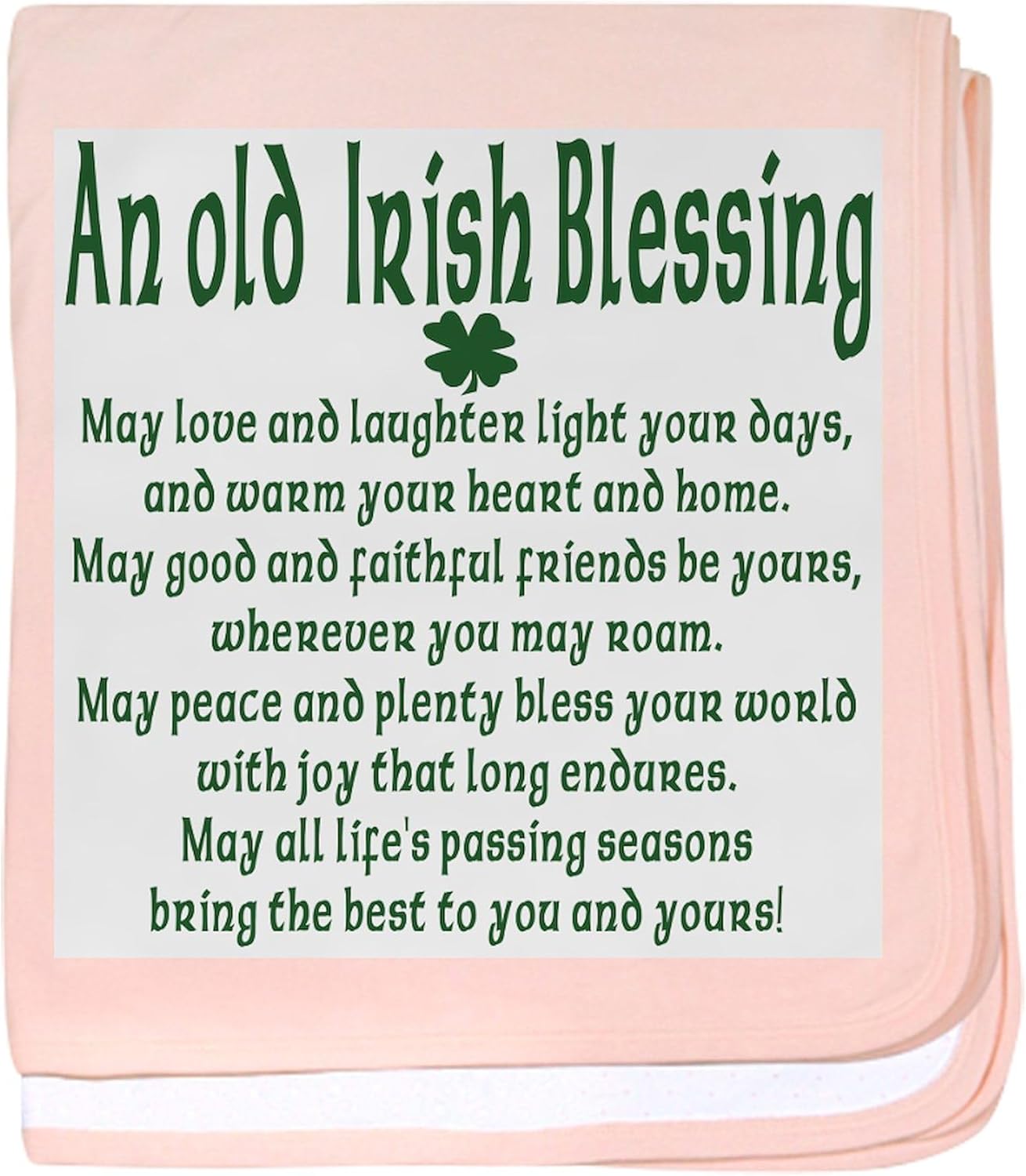 CafePress Old Irish Blessing Infant Blanket Baby Blanket, Super Soft Newborn Swaddle