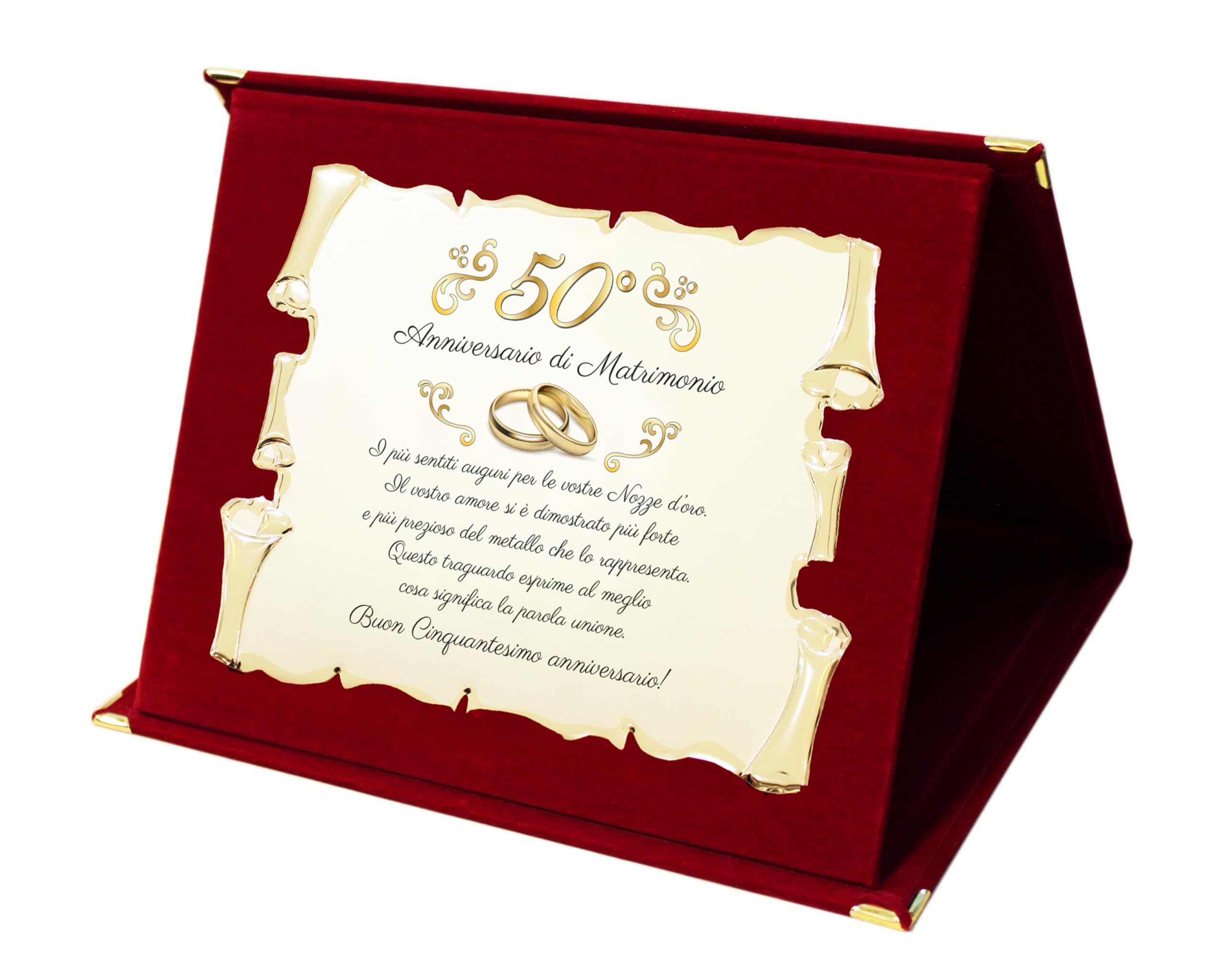 Biglietto Auguri 5° Anniversario Matrimonio In Legno - Regalo Originale Per Marito E Moglie