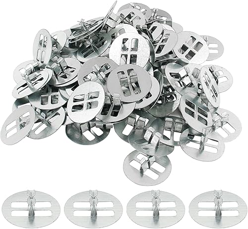 Litoexpe 100 clips de mecha de madera, base redonda de mecha de vela, clip de base de mecha de metal, pestañas de sostenedor de mechas de madera