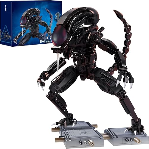 Xenomorph Mech - Juego de figuras de acción para adultos, juguetes de Halloween, regalos para niños y niñas de 8 a 14 años en adelante, 616 piezas