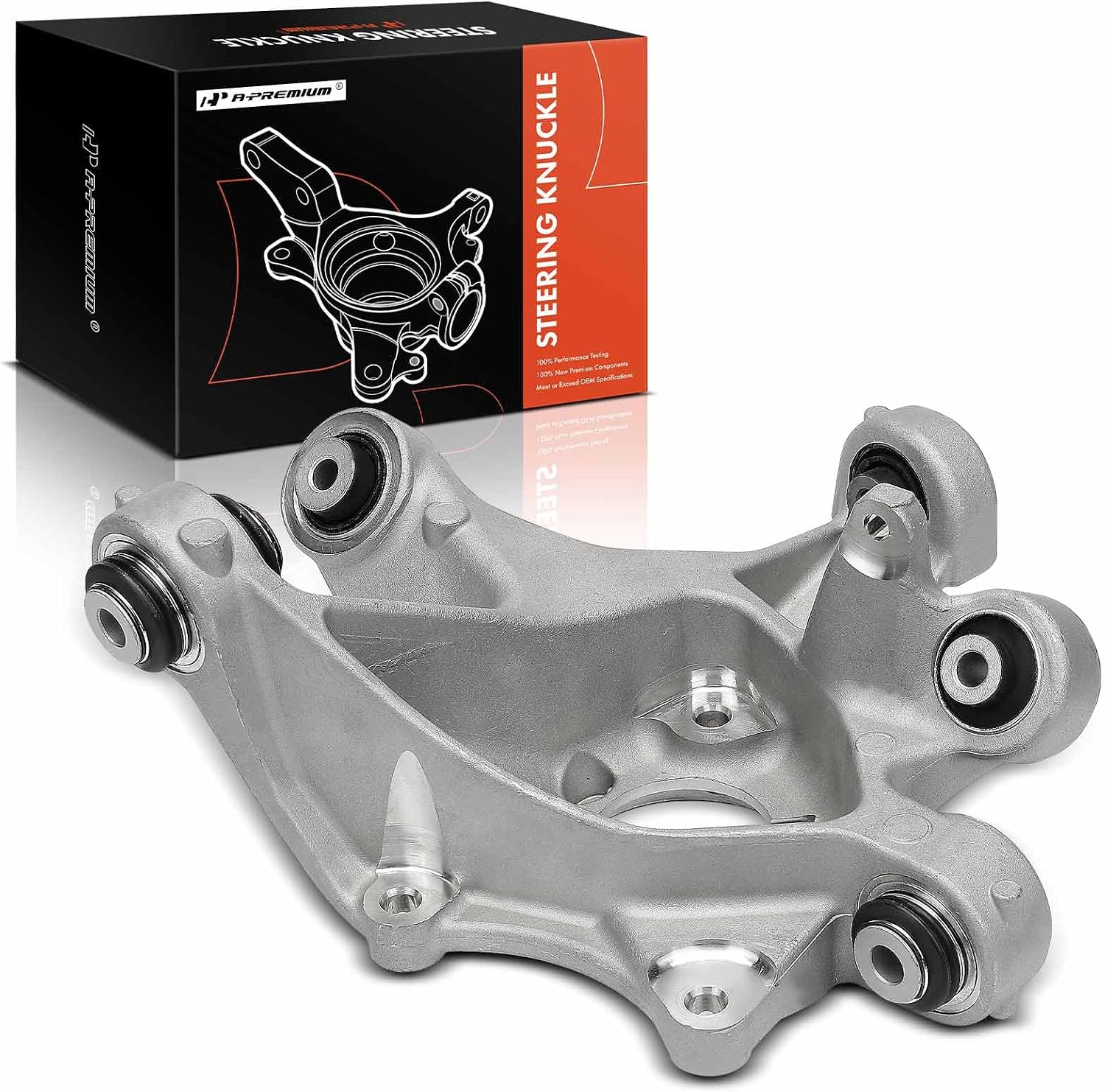 A-Premium Rear Right Suspension Steering Knuckle Compatible with Tesla Model 3 2017-2023, Passenger Side