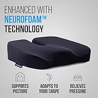 Vista 4 de Elmara Doctor-Designed Wheelchair Seat Cushion Set – The Ultimate Comfort Solution – Thick Wheelchair Cushions Relieve Back & Sciatica Pain – Wheel