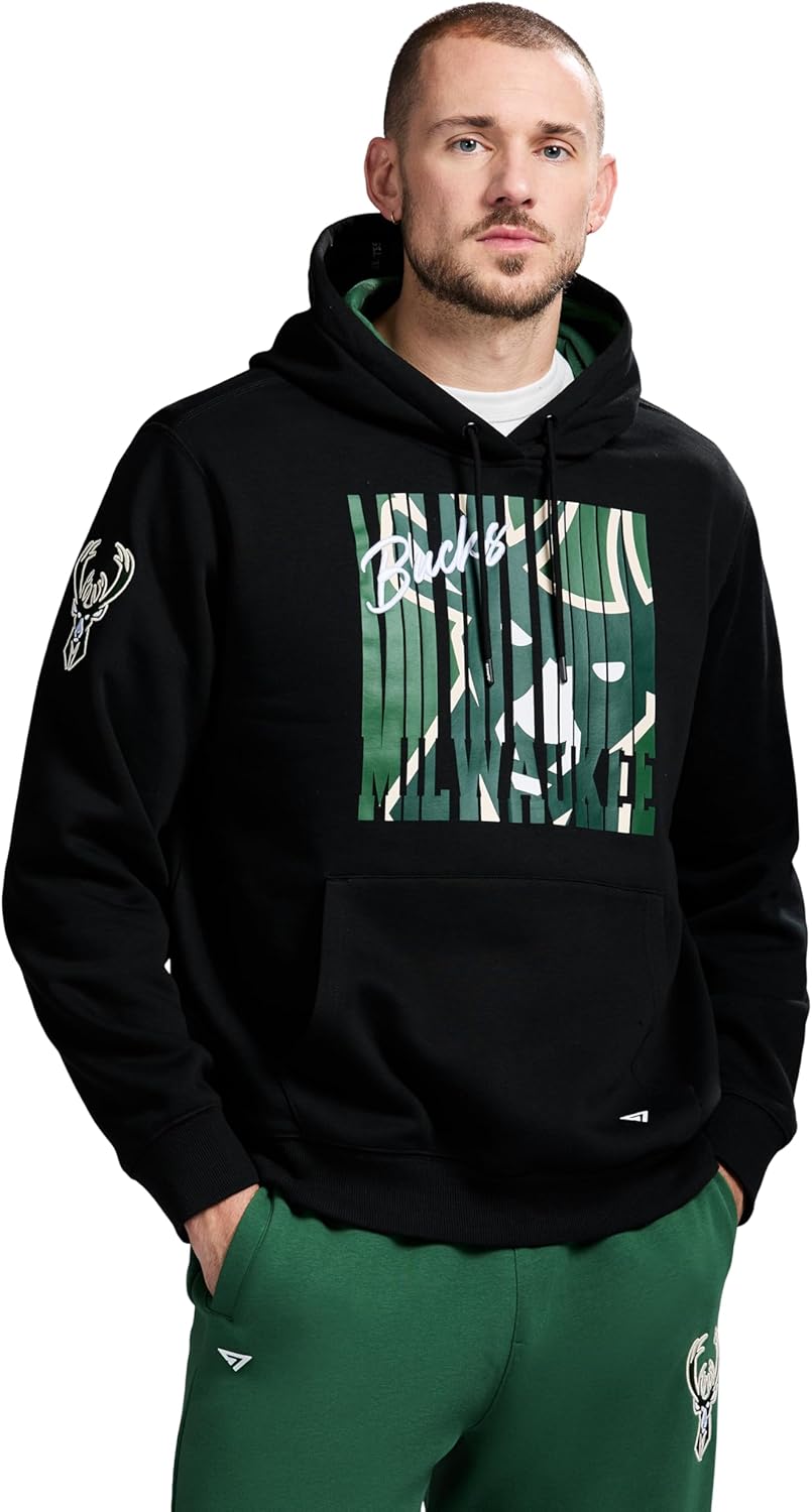 GAME 7 x NBA Officially Licensed Men's Long Sleeve Pullover Hoodie Fleece Sweatshirt