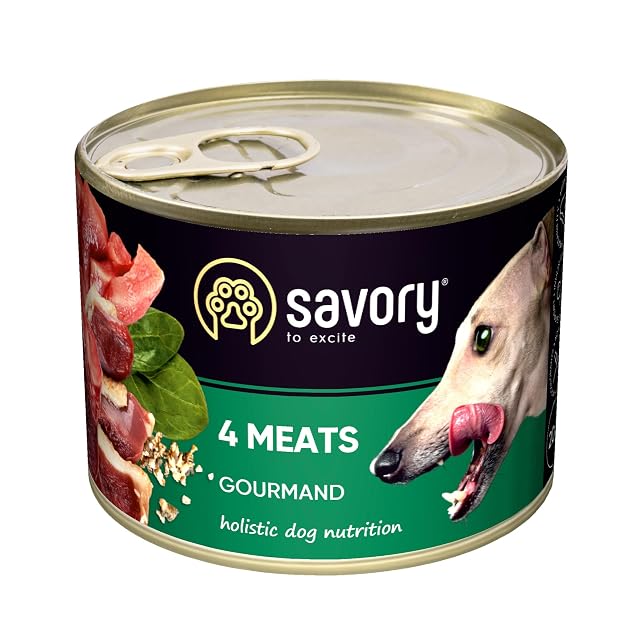 Foto 2 de 6 de Savory - Comida húmeda para Perros - Comida húmeda para Perros - para Perro Adulto - 4 Tipos de Carne