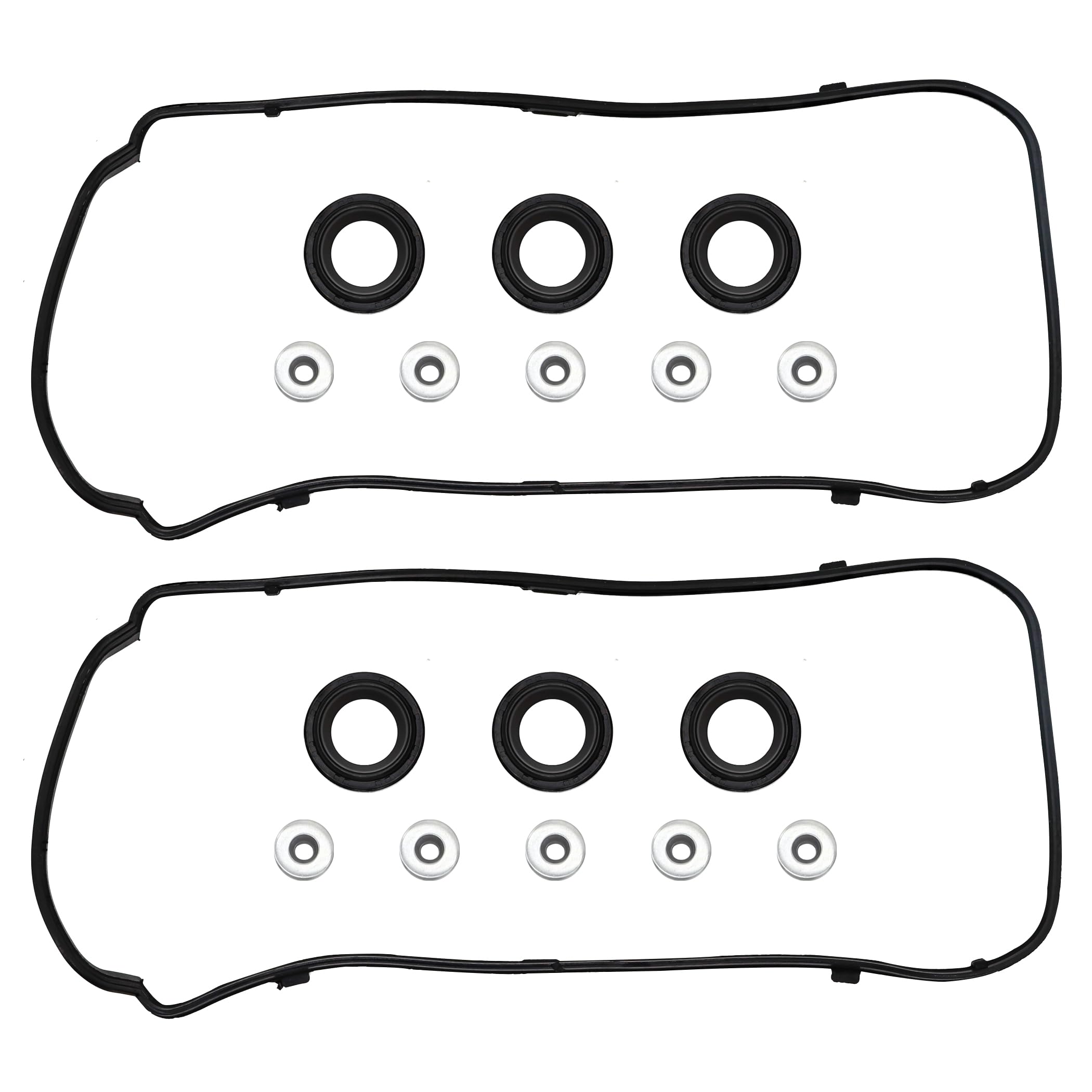 VS50773R Engine Valve Cover Gasket Set Fit for 2008-2017 Honda Accord Odyssey Crosstour Pilot Accord Crosstour Ridgeline for 2009-2015 Acura MDX RDX RL TL TSX ZDX 3.5L 3.7L V6# 12030RJA000