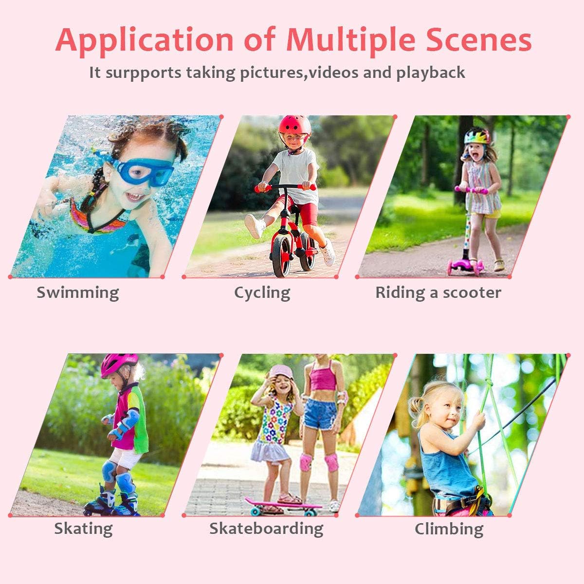 Agoigo Kids Waterproof Camera Toys for 3-12 Year Old Boys Girls Christmas Birthday Gifts HD Children's Digital Action Camera Child Underwater Sports Camera 2Inch Screen with 32GB Card (Yellow) : Toys & Games