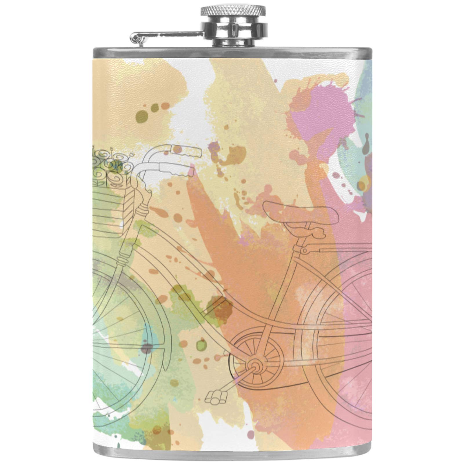 Flasque à whisky de poche étanche avec entonnoir pour transporter votre vin