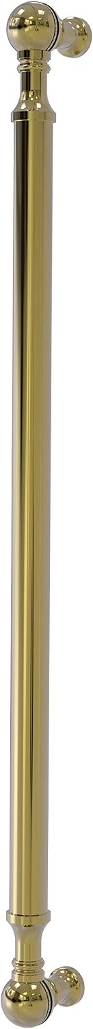 Allied Brass P-3/18 18 Inch Beaded Refrigerator Appliance Pull, Unlacquered Brass, 1 Count