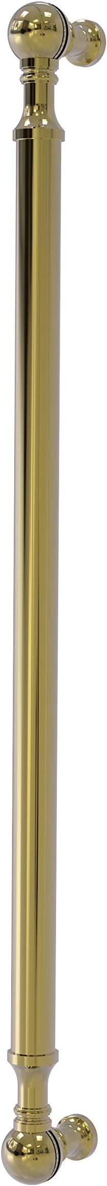 Allied BrassP-3/18 18 Inch Beaded Refrigerator Appliance Pull, Unlacquered Brass, 1 Count