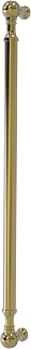 Allied Brass P-3/18 18 Inch Beaded Refrigerator Appliance Pull, Unlacquered Brass, 1 Count