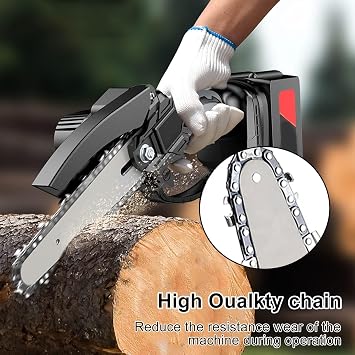 8 Inch Chainsaw Chain, 5 PCS Mini Replacement Chain Saw Chain | 45 Drive Links Chain Saw Chains, Universal Chainsaw Replacement Parts for Small Handheld Chainsaws Wood Trimming