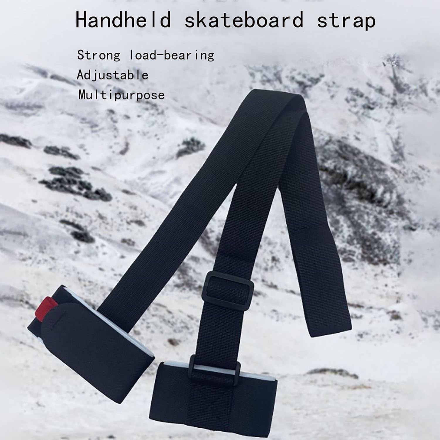 Lot De 2 Sangles De Transport Pour Ski/Snowboard - Sangle Réglable Avec Bandoulière + Sangle Pour Bottes - Nylon