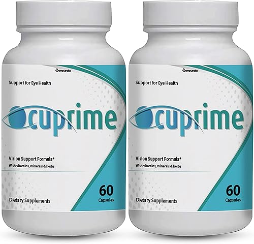 Ocuprime Nuevo Suplemento de Fórmula Avanzada (2 Paquetes) 60 Días de Suministro