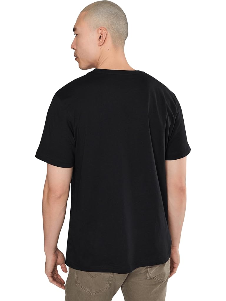 Black RVCA Big Glitch Short Sleeve