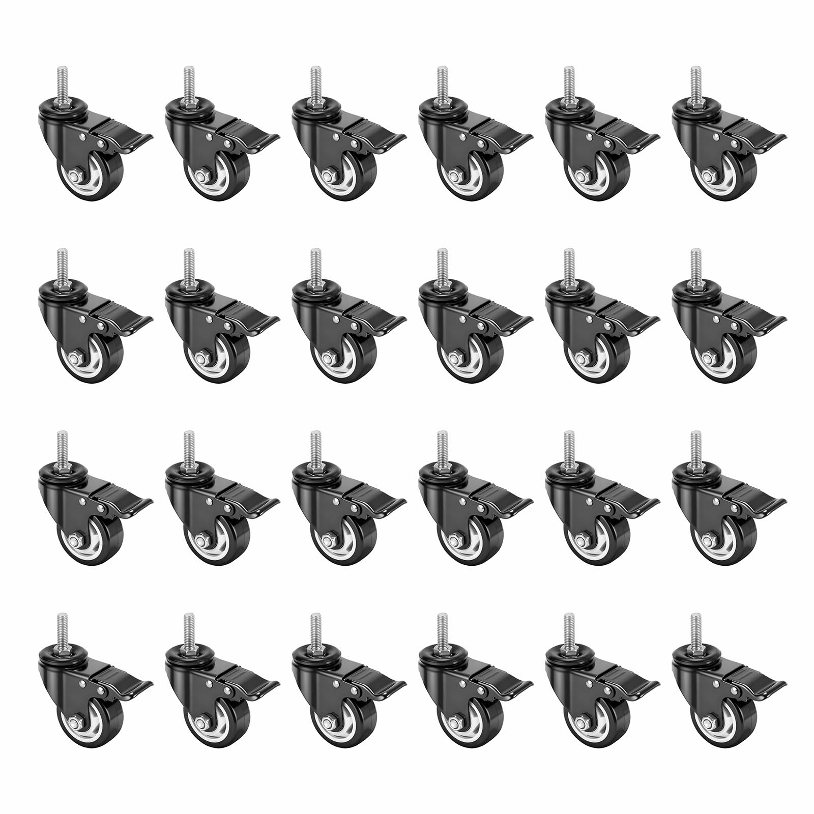 Heavy Duty Caster Wheels - Set of 4 -8