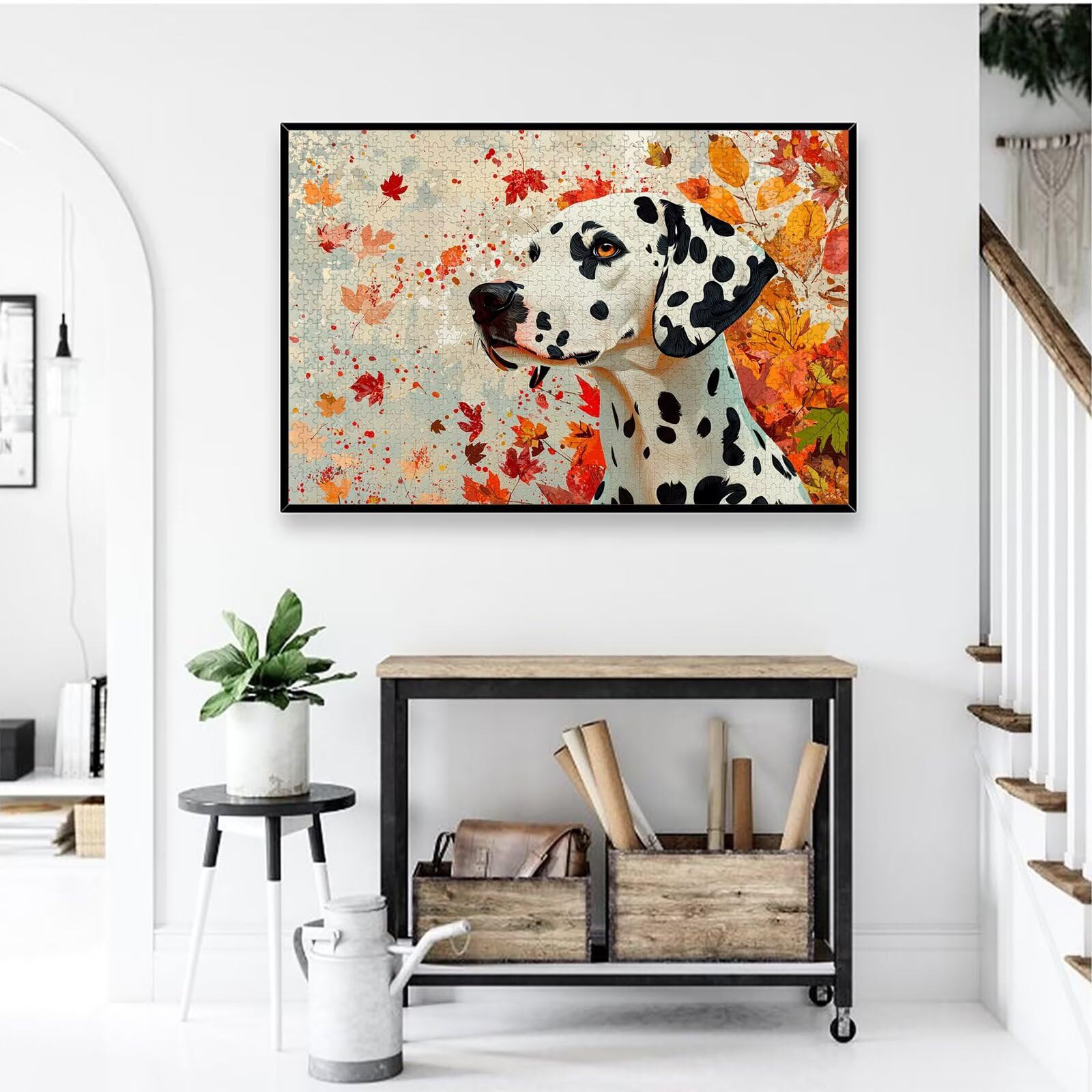 Puzzle 1000 Pezzi per Adulti, Puzzle Fiore1000 Pezzi Arte per Adulti e Ragazzi, Misura: 75x50 cm, Puzzles Cane in Legno Impegnativi, Puzzles per Idea Regalo Donna e Uomo, Decorazioni Casa, -3222