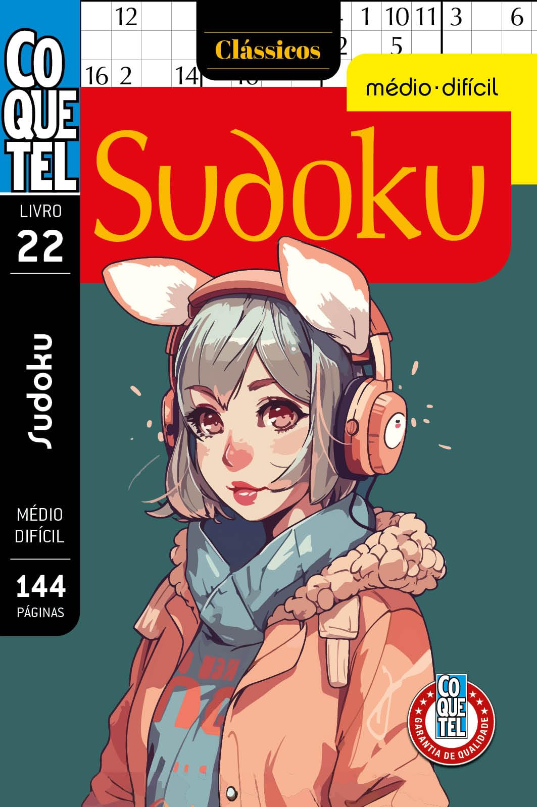 muguet original sorbet YUKATAみるくソルベ Livro Coquetel Sudoku Médio-Difícil 22: Níveis fácil e médio