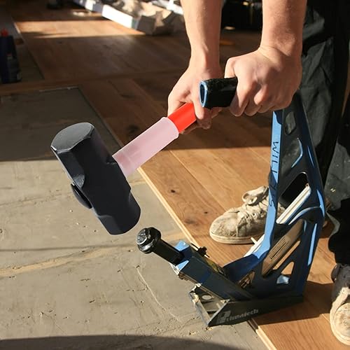 Miniatura 7 de Martillo de trineo de 4 libras, martillo de perforación/grieta de 4 libras con construcción de acero forjado y mango de fibra de vidrio resistente a