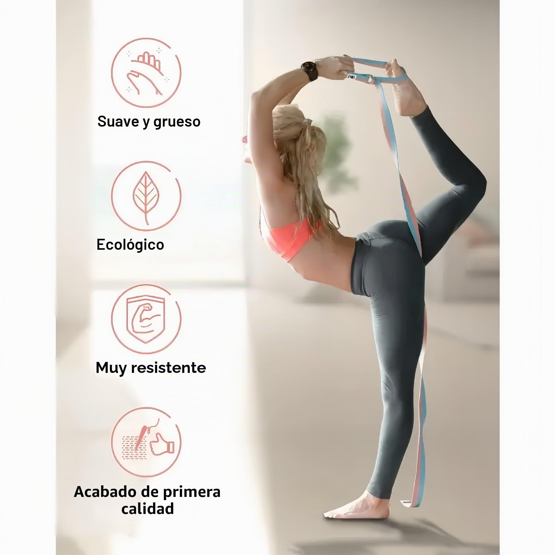 Kit Pilates en Casa 13 Pcs, Pilates Accesorios para el ejercicio familiar, Anillo de 30 cm, Pelota de 25 cm, Bandas de Resistencia, Bolsa de Transporte, Pilates Essentials Kit Regalo para Mujeres