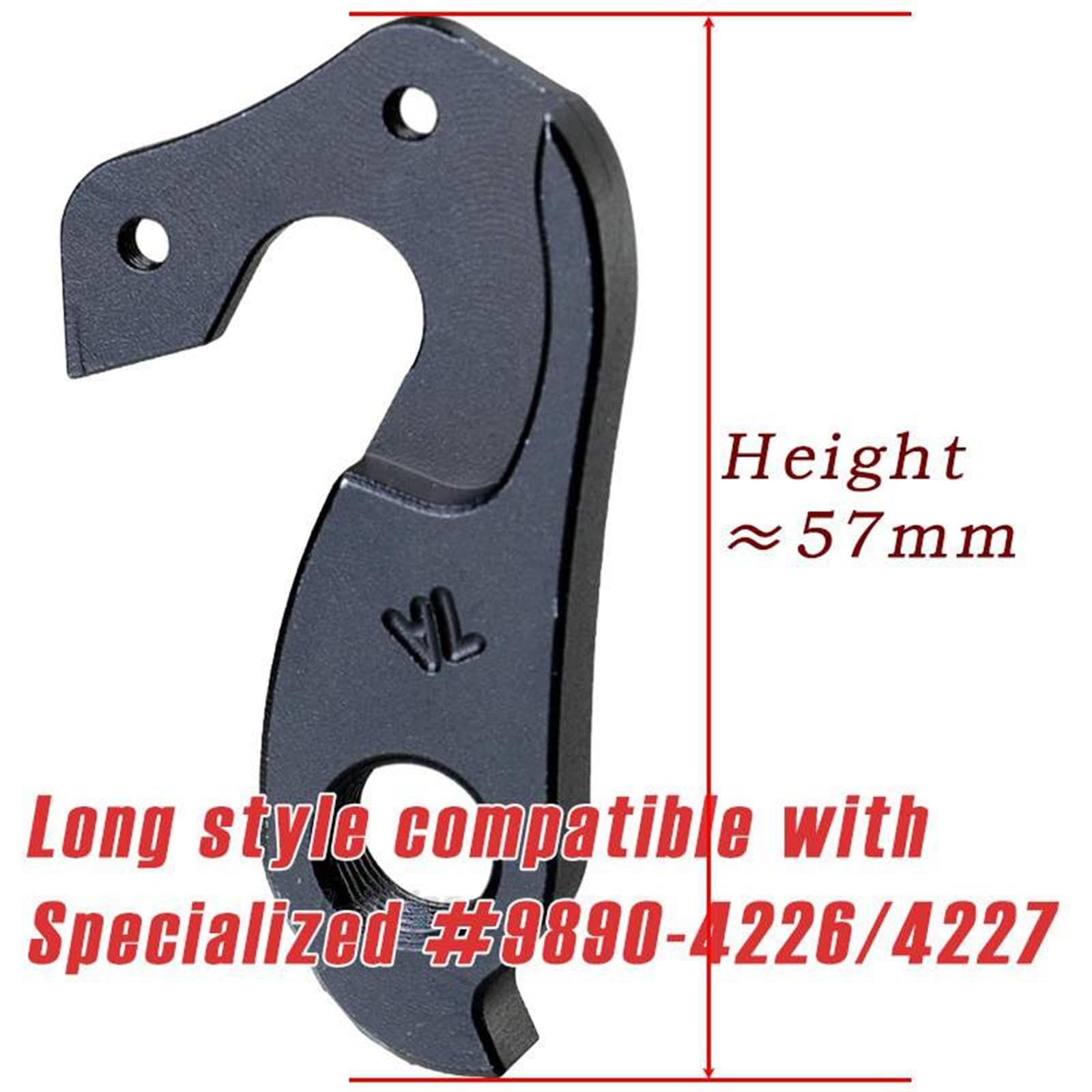 Appendiabiti Deragliatore adatto per lavori specializzati s-Works Tarmac Roubaix SL3 Venge Ruby Crux Amira Drop 7A 7T #9890 – 4224/4225/4226/4227, 1 pezzo