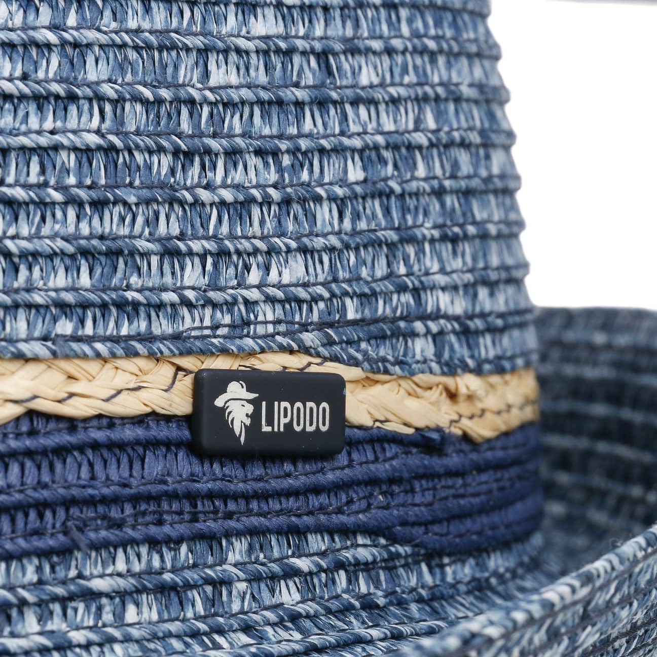 LIPODO Januco Sombrero Trilby de Paja Mezclado Unicolor Unisex Primavera Verano