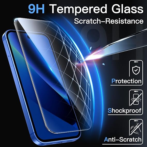 JETech Screen Protector for Google Pixel 10a, 3-Pack