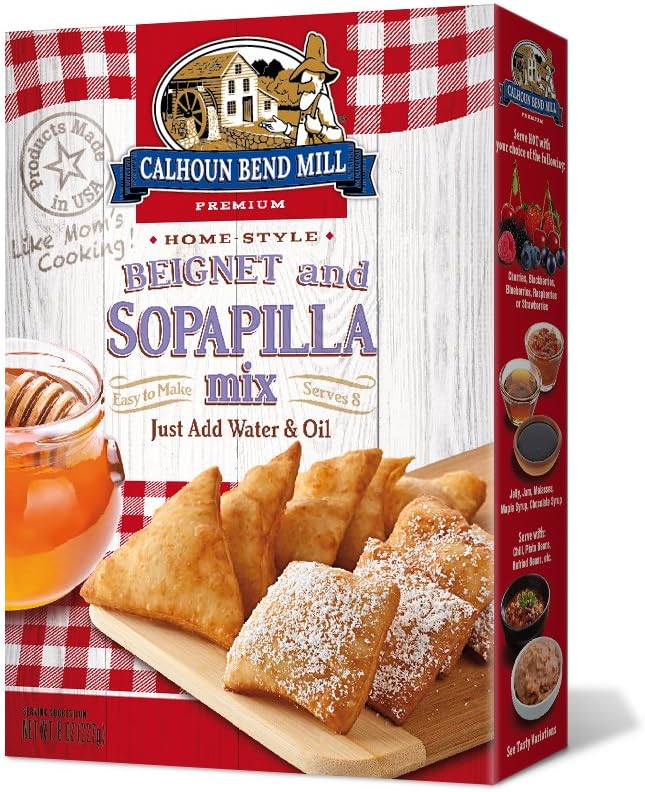 Calhoun Bend Mill Beignet and Sopapilla Mix 8 Ounces (Case of 6)
