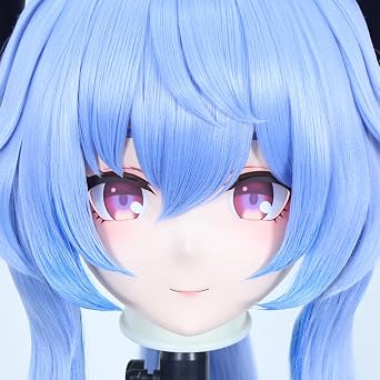 Zonto HY-F Custom Character Women/Girl Resin Kig Full/Half Band Rock Anime Cosplay Japanese Anime Kigurumi Mask Bonus