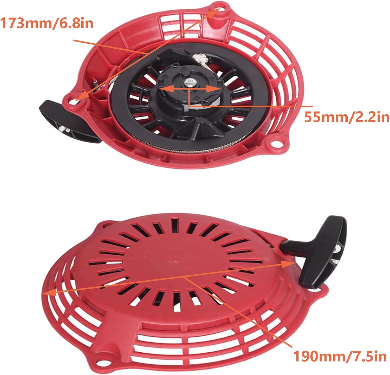 GCV160 Carburetor with Recoil Starter & Ignition Coil for GCV160 GCV160A Engine Replaces 16100-Z0L-023, Compatible with Lawn Mower HRS216 HRT216 HRR216