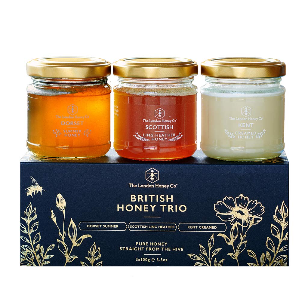 The London Honey Company British Honey Trio Gift Set (100gx3) Pure
