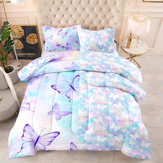 Bundle - Butterfly Cot Comforter & Toddler Pillowcase