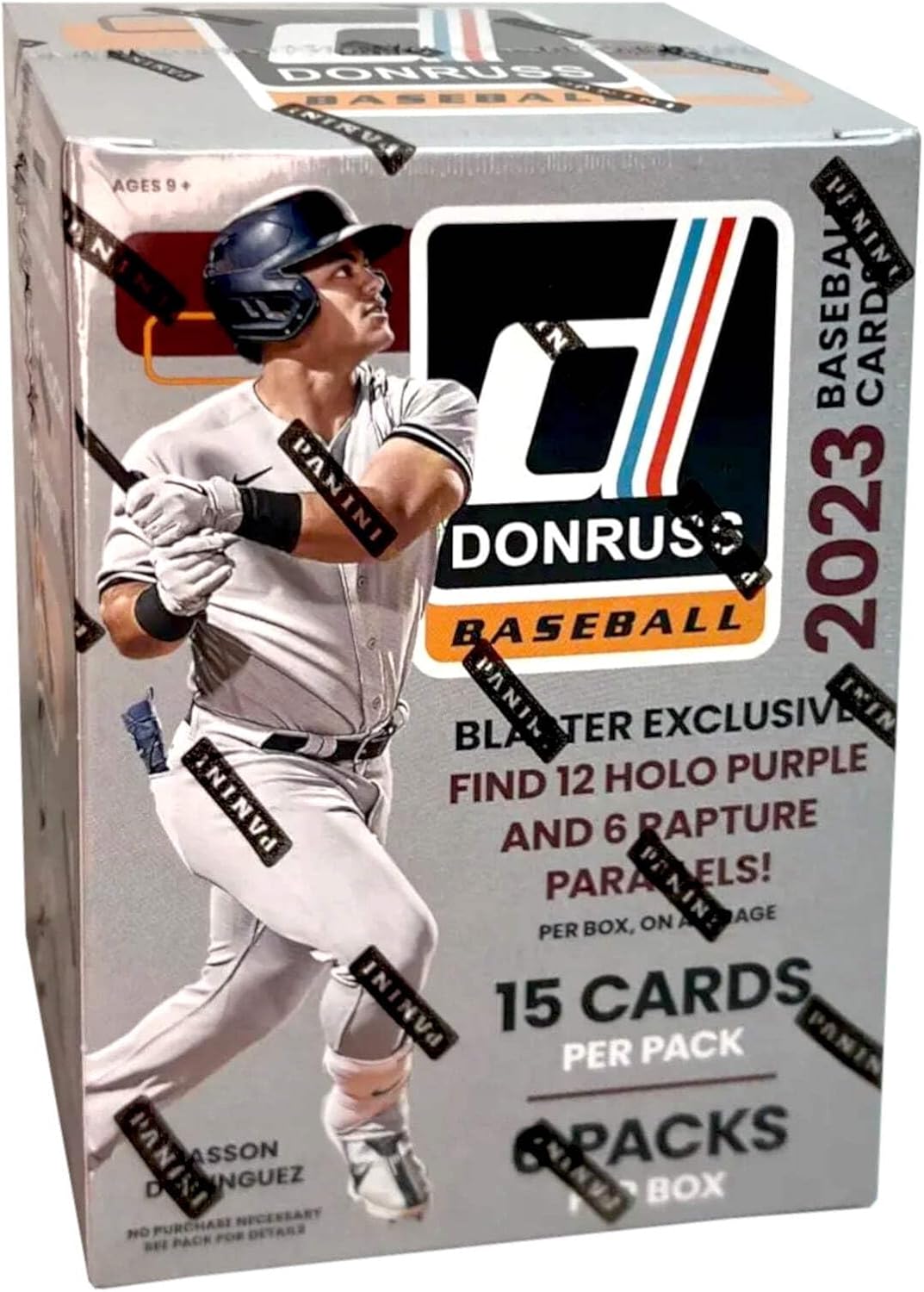 2023 Panini Donruss Baseball Factory Sealed 6 Pack Blaster Box - 90 Baseball Trading Cards