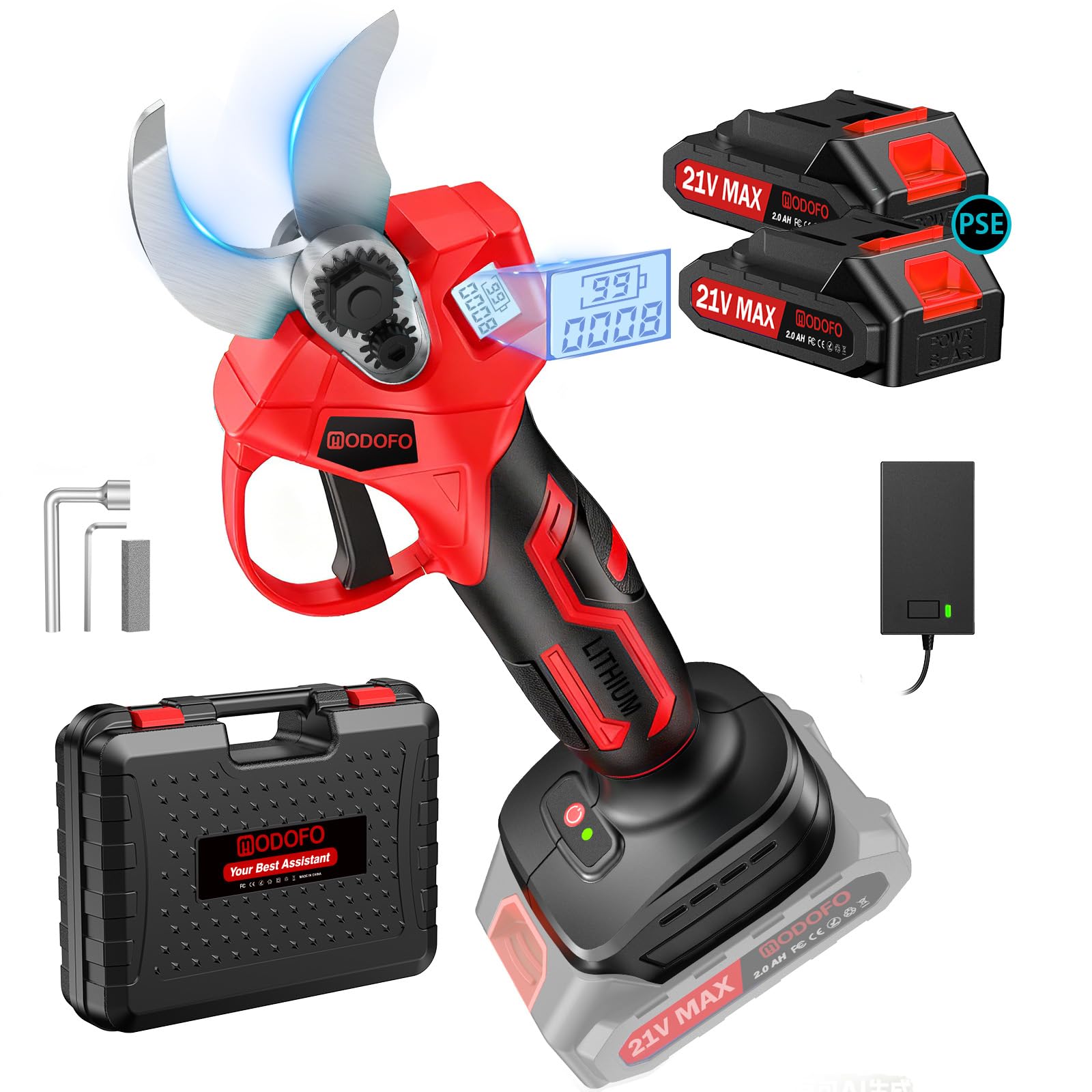 Amazon | 2026新登場強化版 MODOFO 剪定バサミ 充電式 電動ハサミ 18V