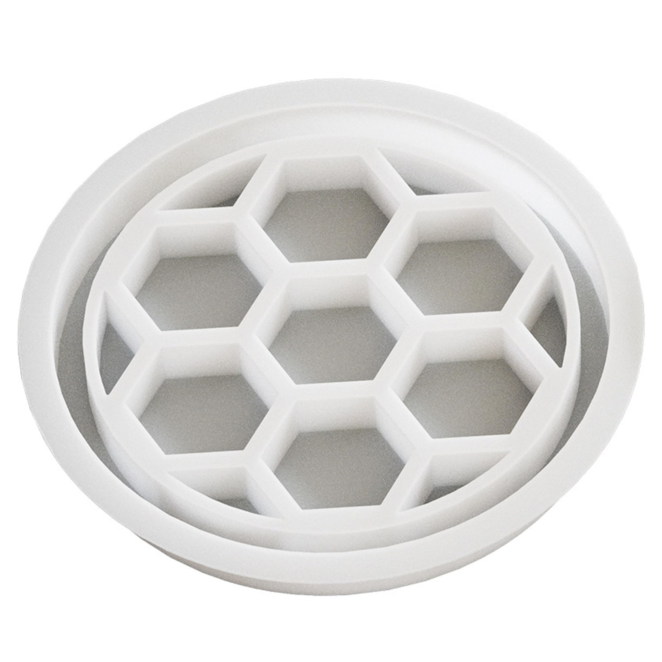 Moule de table en résine époxy moule rond en silicone blanc grand format rivière