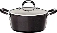 Caçarola de Alumínio com Revestimento Interno de Antiaderente Dimetro 22Cm, Tramontina, Mônaco 20860022, Preto