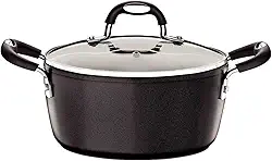 Caçarola de Alumínio com Revestimento Interno de Antiaderente Dimetro 22Cm, Tramontina, Mônaco 20860022, Preto