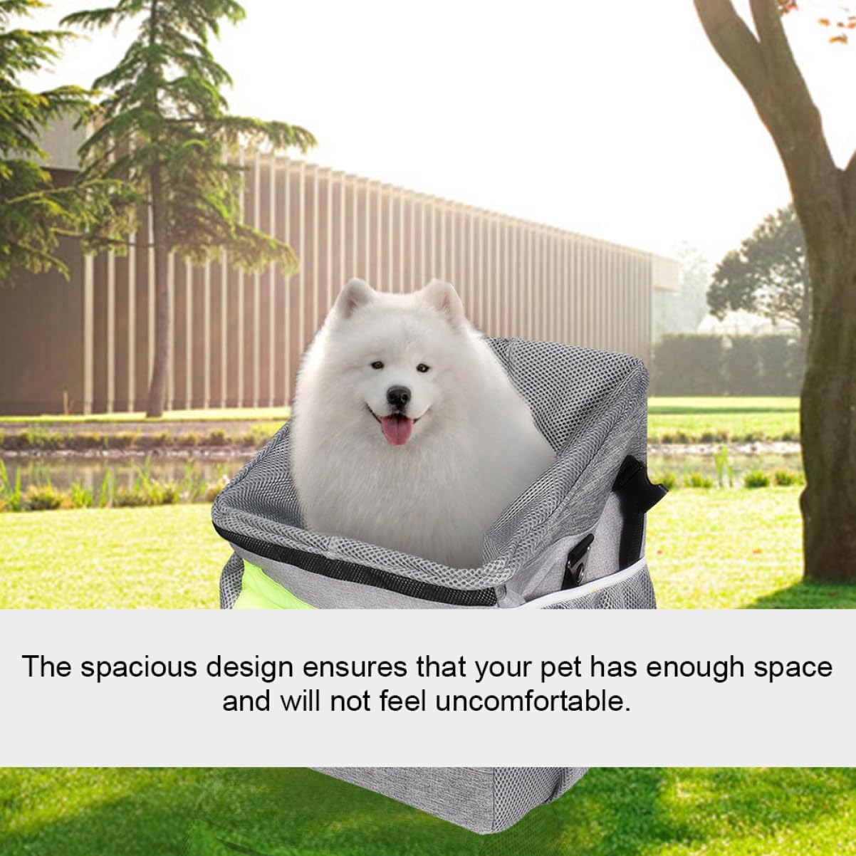 Pet Bike Basket Bike Dog Carrier Pet Travel Carrier Mesh Liner for Cooling Oxford Folding Handbag Safe for Use