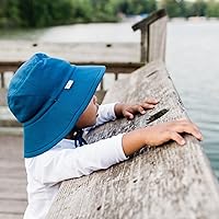 Vista 11 de green sprouts Sombrero de pescador transpirable para bebé niña Blanco