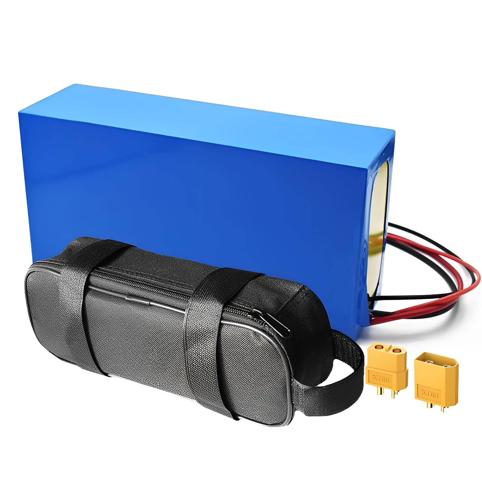 YUWYP48V Electric Bicycle Lithium-Ion Battery 17AH Li-Ion Replacement Battery with Charger 500W-1000W Lithium Battery for Electric Motorcycle Scooter Motor