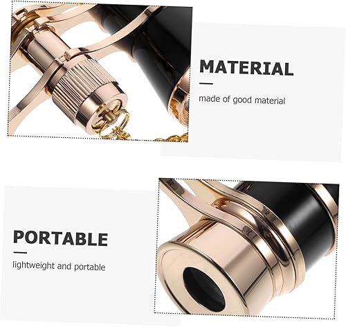 Miniatura 2 de UKCOCO 1 Unidades Telescopio Telescopio Gafas Binoculares Portátiles Viaje Compactos Binoculares Viaje Binoculares Binoculares con Cadena