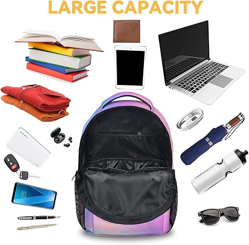 Vista 5 de Mochila de perezoso para niñas y niños, mochilas de 16 pulgadas para la escuela, linda, correas ajustables, duradera, ligera, perezoso (Sloth2)