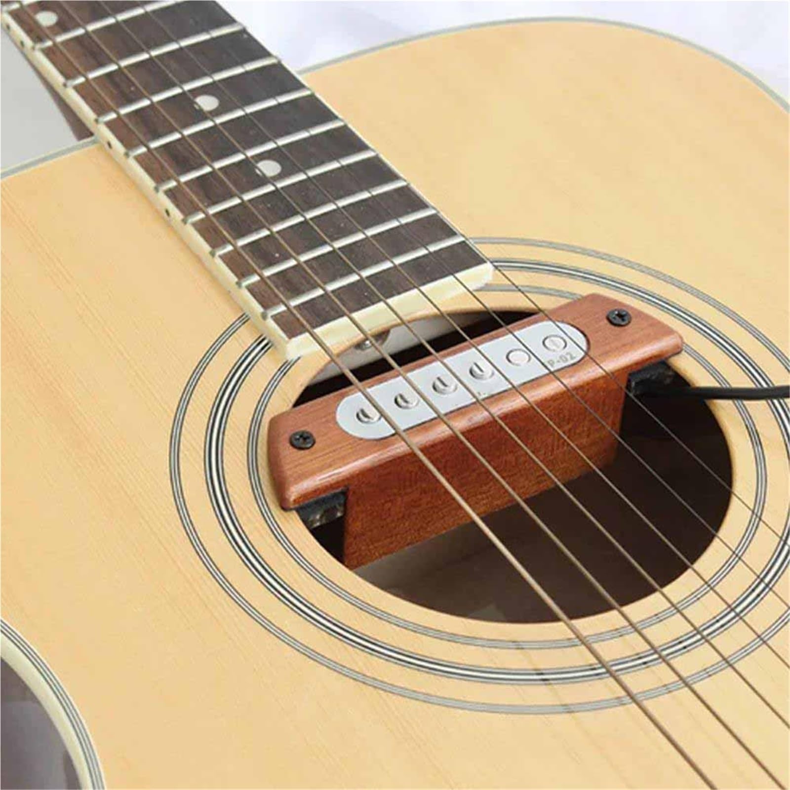 Pezzi Di Ricambio Per Pickup Per Chitarra Acustica Pickup per buca armonica per chitarra acustica in legno