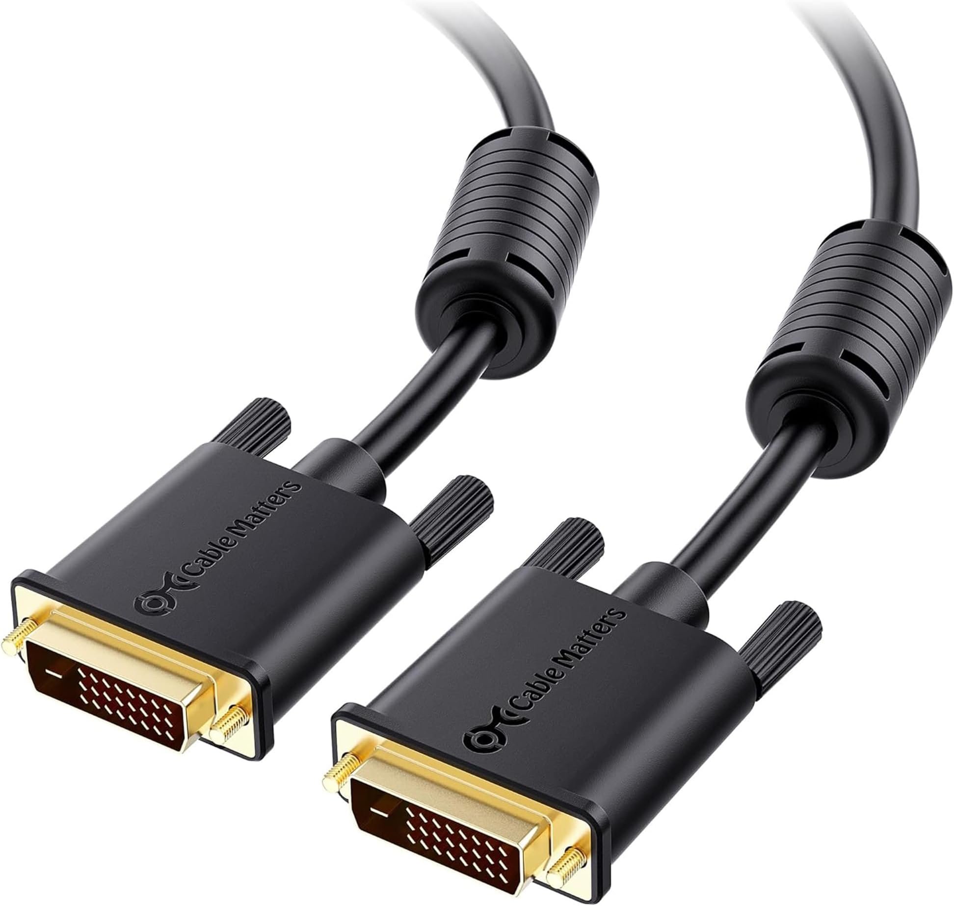 DVI Cable with Ferrites - 10ft, DVI Dual Link Cable