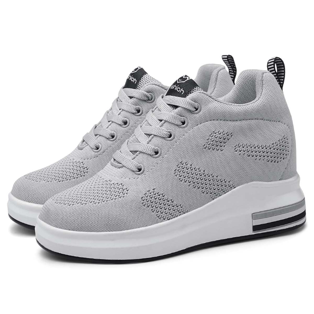 Zapatillas Deportivas Cuña Interior Zapatos Running Fitness Gym Outdoor Sneaker Casual Mesh Transpirable Comodas