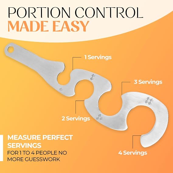 Orblue Spaghetti Measuring Tool, Pasta Measurer for Portion Control