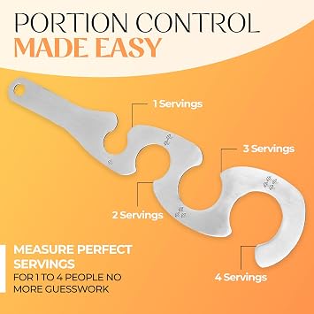 Orblue Spaghetti Measuring Tool, Pasta Measurer for Portion Control