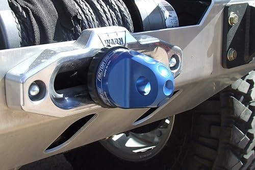 Vista 24 de Factor 55 ProLink - Soporte de grillete de cabrestante para camiones, Jeep y SUV, se adapta a líneas de hasta 3/8 pulgadas de diámetro, color naranja