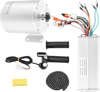 48v 2000w Electric Brushless Dc Motor Complete Kit, 4300rpm High Speed Motor W/Battery Display LCD Throttle, for Electric Scooter Bicycle Motorcycle Mid Drive Motor