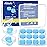 Ear Plugs for Sleeping, 16 Moldable Noise Cancelling Silicone Earplugs for Swimming, Snoring, Sleep and Studying, Blue